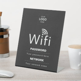 Benutzerdefiniertes Business-WiFi-Schild mit Ihrem Sockelschild