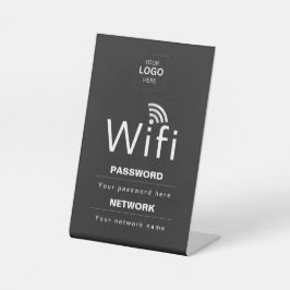 Benutzerdefiniertes Business-WiFi-Schild mit Ihrem Sockelschild
