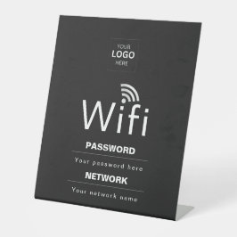 Benutzerdefiniertes Business-WiFi-Schild mit Ihrem Sockelschild