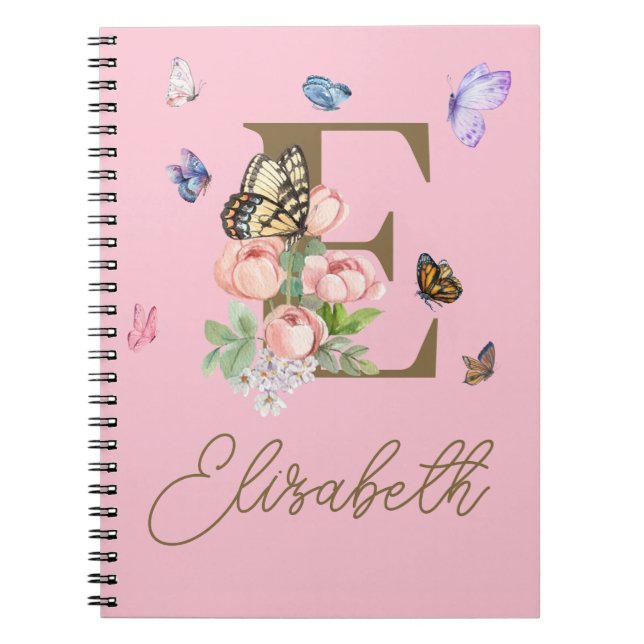 Benutzerdefiniertes Butterfly-ErstNotebook Notizblock (Vorderseite)