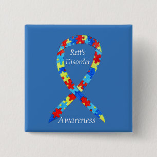 Benutzerdefiniertes Button für Rett's Disorder Puz