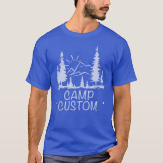 Benutzerdefiniertes Camp Retro T-Shirt