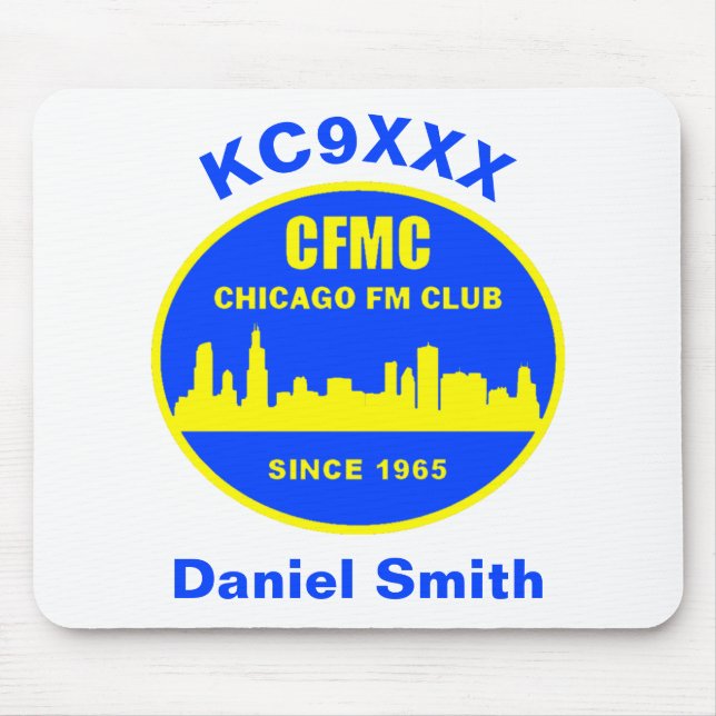 Benutzerdefiniertes CFMC-Maus-Pad mit/Callsign und Mousepad (Vorne)