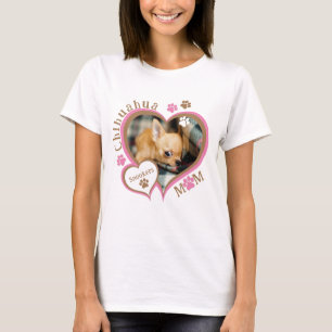 Benutzerdefiniertes Chihuahua-Mutter-Foto T-Shirt