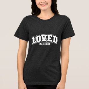 Benutzerdefiniertes Christentum Jesus Glaube Freud Tri-Blend Shirt