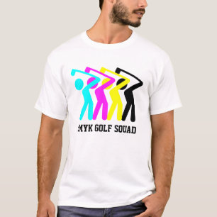 Benutzerdefiniertes CMYK GOLF  T-Shirt