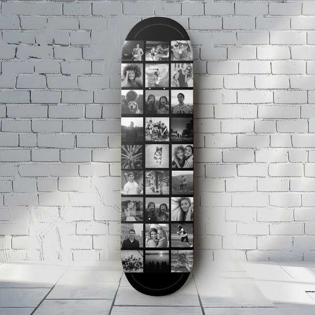 Benutzerdefiniertes Cooles Instagramm-Foto-Collage Skateboard (Von Creator hochgeladen)