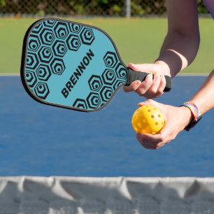 Benutzerdefiniertes cooles Sechseck-Polygon-Kunsts Pickleball Schläger