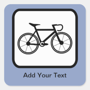 Benutzerdefiniertes Cyclin-Logo Quadratischer Aufkleber