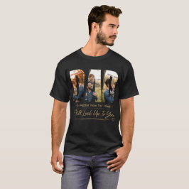 Benutzerdefiniertes Dad-Foto-Shirt T-Shirt