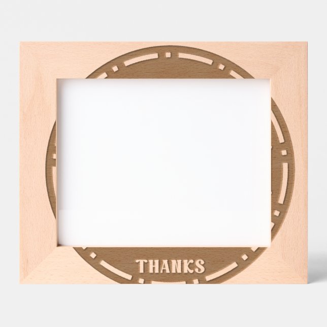 Benutzerdefiniertes Dankeschön-Geschenk-Design für Geätzte Rahmen (Vorderseite)