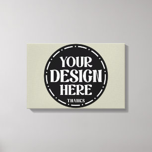 Benutzerdefiniertes Dankeschön-Geschenkdesign für Leinwanddruck