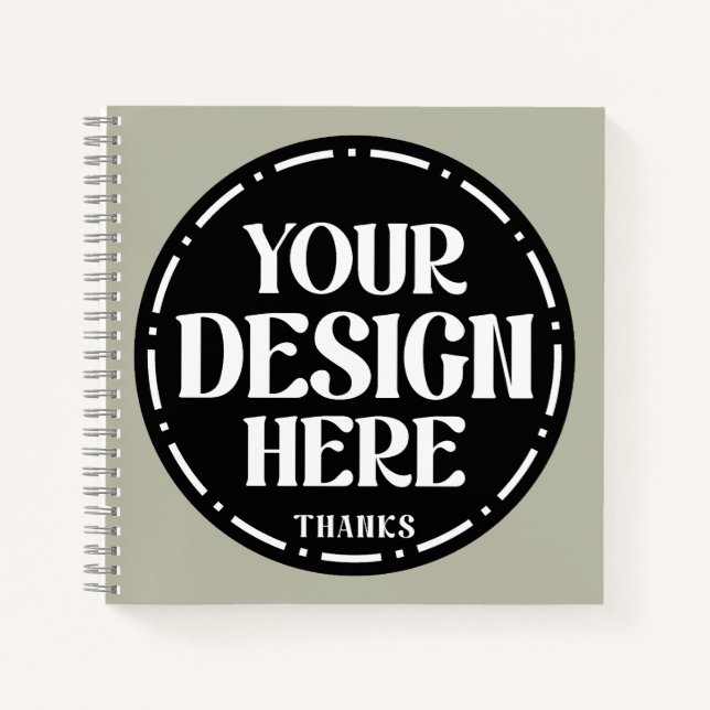 Benutzerdefiniertes Dankeschön-Geschenkdesign für  Notizbuch (Vorderseite)