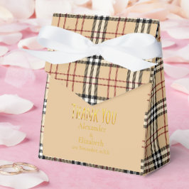 Benutzerdefiniertes Dankeschön im schottischen Tar Geschenkschachtel