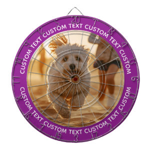 Benutzerdefiniertes Dartboard mit Foto & Text - LI Dartscheibe