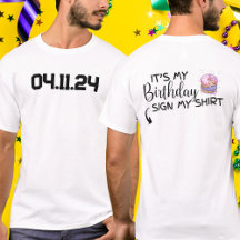 Benutzerdefiniertes Datum Es ist mein Geburtstag M