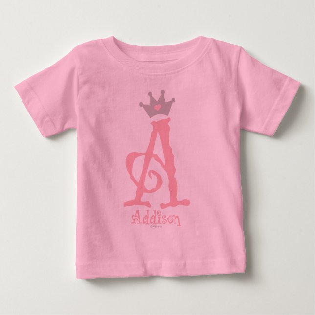 Benutzerdefiniertes Design - Addison Baby T-shirt (Vorderseite)