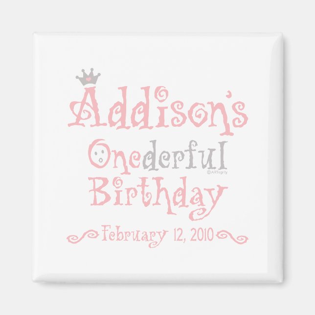 Benutzerdefiniertes Design - Addison Magnet (Vorne)