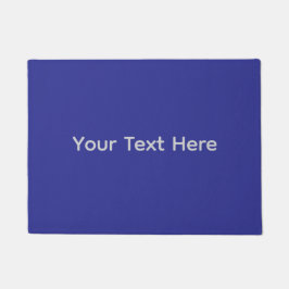Benutzerdefiniertes Design blau Fußmatte