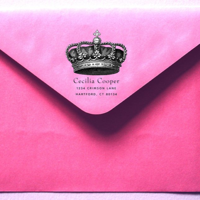 Benutzerdefiniertes Design Elegantes Crown-Logo od Gummistempel (Von Creator hochgeladen)