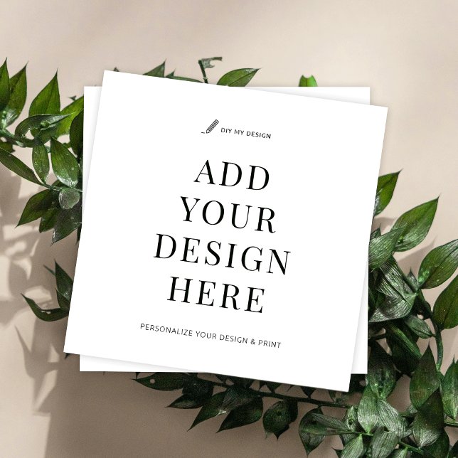 Benutzerdefiniertes Design für den Ausdruck einer  Quadratische Visitenkarte (Square business cards printing 2.5x2.5")