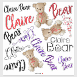 Benutzerdefiniertes Design für ein süßes Mädchen m Aufkleber