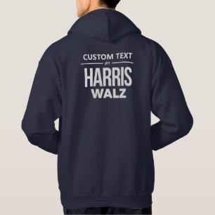 Benutzerdefiniertes Design für Harris Walz Hoodie