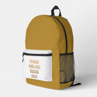 Benutzerdefiniertes Design Produkt hochladen Bedruckter Rucksack