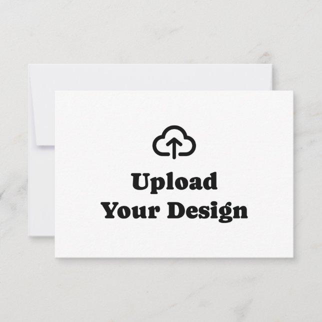 Benutzerdefiniertes Design RSVP Karte (Vorderseite)