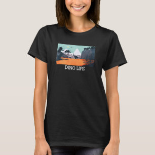 Benutzerdefiniertes Dino-Lebensdesign - Limitierte T-Shirt