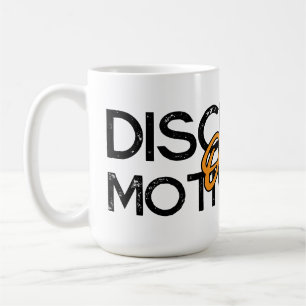 Benutzerdefiniertes Disziplin-über-Motivation-Büro Kaffeetasse
