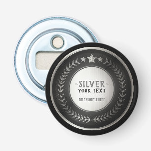 BENUTZERDEFINIERTES DIY-MEDAILLE SILBER Champion E Flaschenöffner