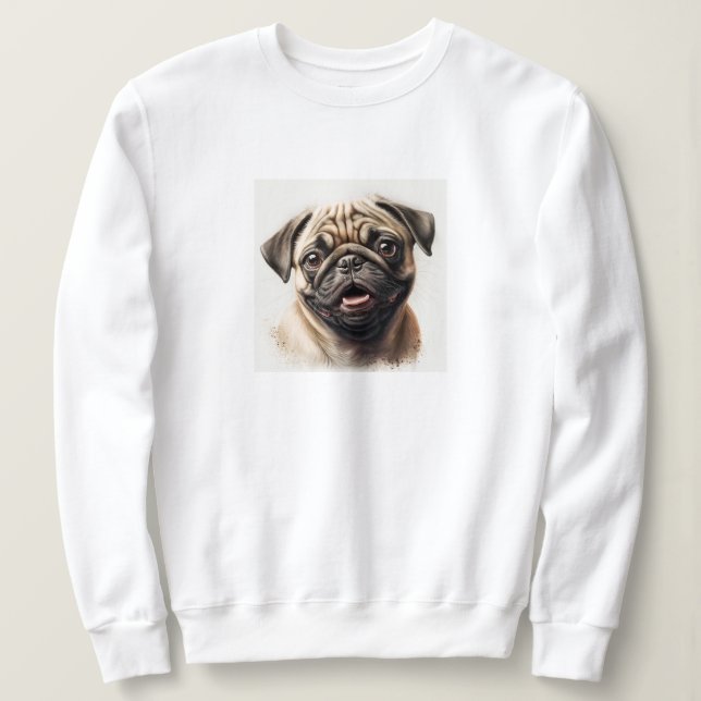 Benutzerdefiniertes Dog-Foto Personalisiert Fügen  Sweatshirt (Design vorne)
