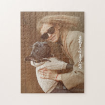 Benutzerdefiniertes Dog-Foto-Puzzle mit benutzerde
