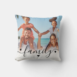 Benutzerdefiniertes doppelseitiges Familienfoto Kissen