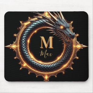 🐉 Benutzerdefiniertes Drachen-Fantasy-Symbol für  Mousepad