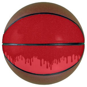 Benutzerdefiniertes Drip-Tomatenrot-Basketball-Des Basketball