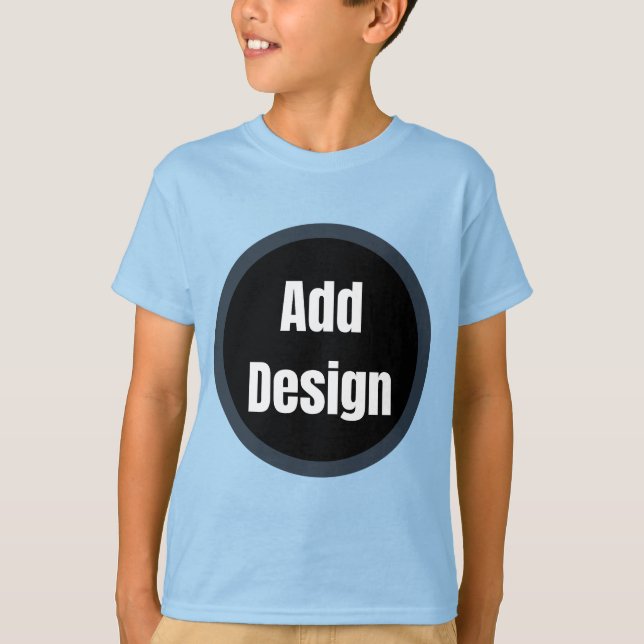 Benutzerdefiniertes dunkelgraues Design Foto oder  T-Shirt (Vorderseite)