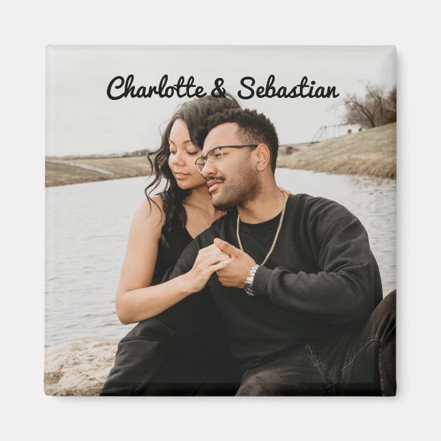 Benutzerdefiniertes eines Personalisierten Fotos Magnet (Vorne)