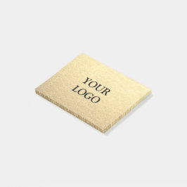 Benutzerdefiniertes einfaches Clean Gold Business  Post-it Klebezettel
