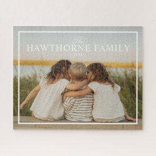 Benutzerdefiniertes einfaches Familienfoto Puzzle