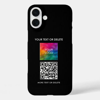 Benutzerdefiniertes Elegante Laden Sie den QR-Code iPhone 16 Plus Hülle