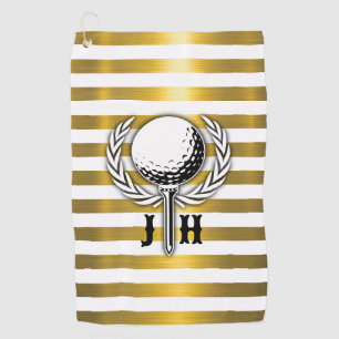 Benutzerdefiniertes elegantes Golf Monogram Design Golfhandtuch