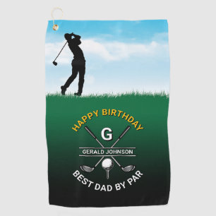Benutzerdefiniertes elegantes Golf Monogram Party Golfhandtuch