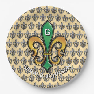 Benutzerdefiniertes elegantes Golf-Party-Design Pappteller