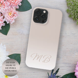 Benutzerdefiniertes Elegantes Licht Neutrales Beig iPhone 16 Pro Max Hülle