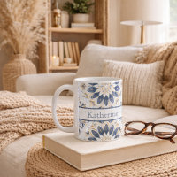 Benutzerdefiniertes Elegantes Mandala Gold Navy