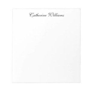 Benutzerdefiniertes Elegantes Modernes Einfaches S Notizblock