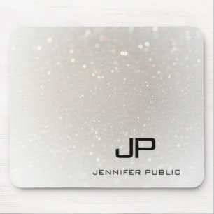 Benutzerdefiniertes elegantes Template Glamour Mon Mousepad