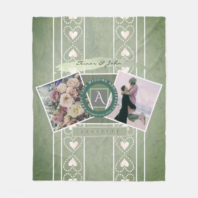 Benutzerdefiniertes Ereignis 2 Benutzerdefinierte  Fleecedecke (Vorderseite)